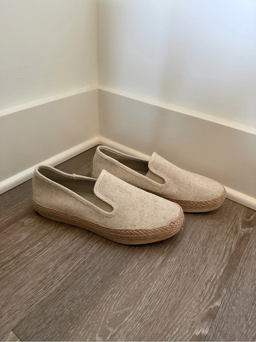 adidas Neutral Beige Slip-On Espadrilles